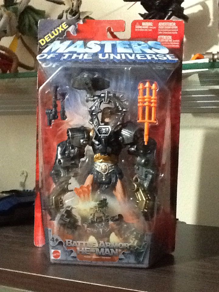 MOTU 200X: Battle Armor He-man - Mattel (2000x Masters Of The Universe) action figure collectible [Barcode 027084007091] - Main Image 2