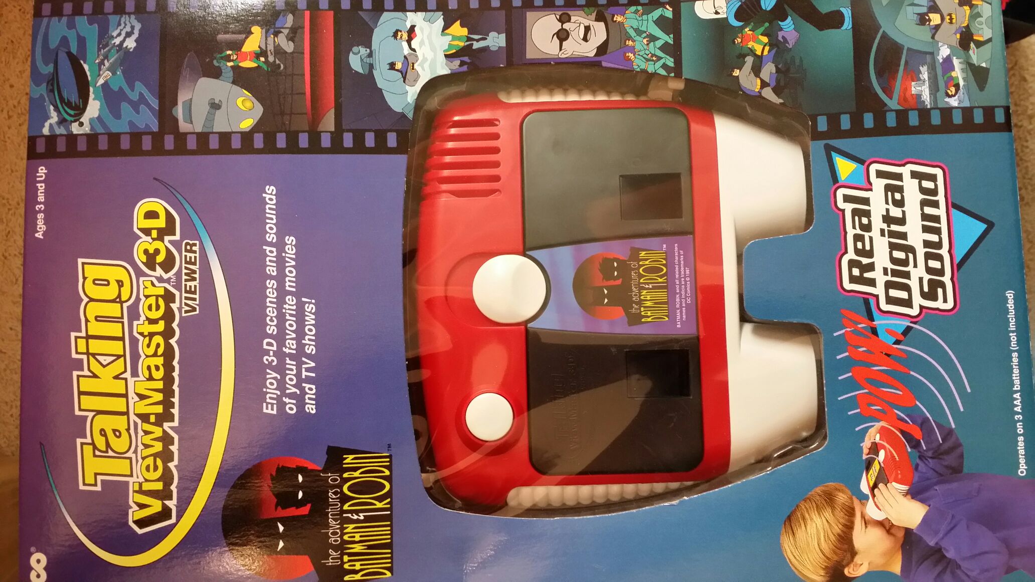 The Adventures of Batman and Robin Talking View-Master 3-D Viewer  action figure collectible [Barcode 043302441034] - Main Image 1