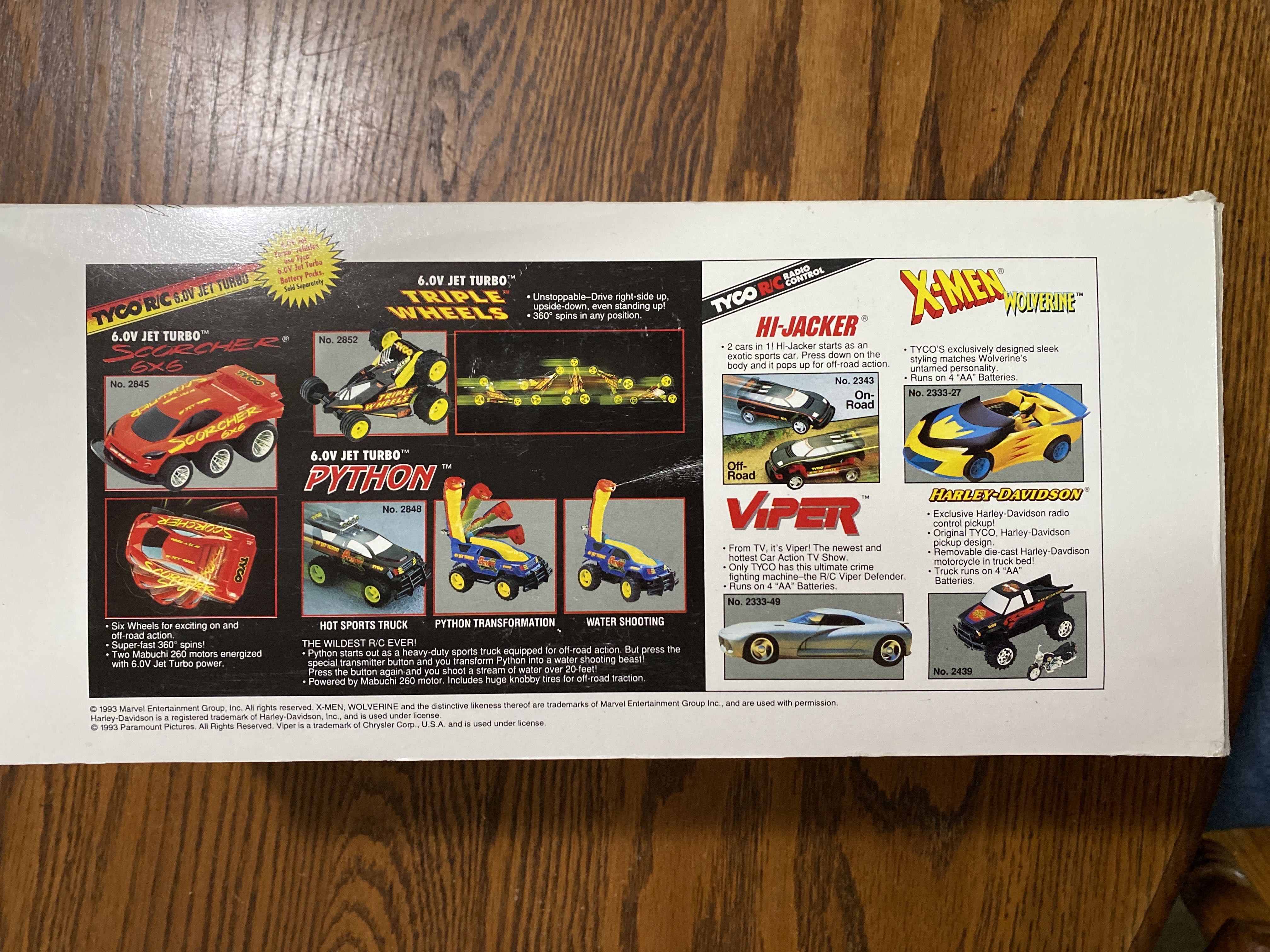 Tyco RC Wolverine Car - Tyco (Wolverine R/C Car) action figure collectible [Barcode 043302523334] - Main Image 4