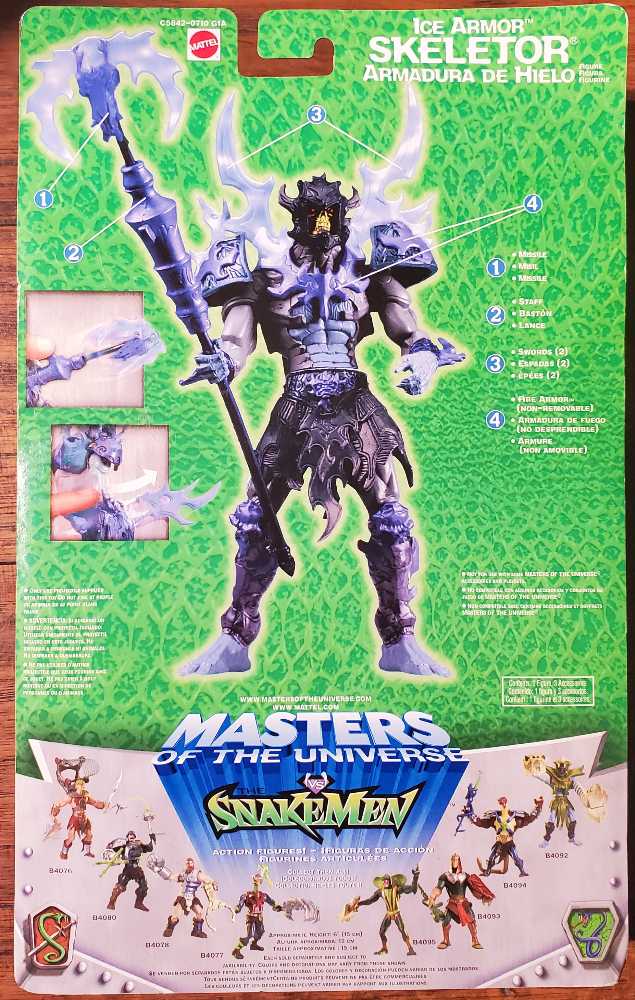 MOTO 200x: Snakemen Trapjaw - Mattel (Masters Of The Universe 200X) action figure collectible [Barcode 027084013733] - Main Image 2