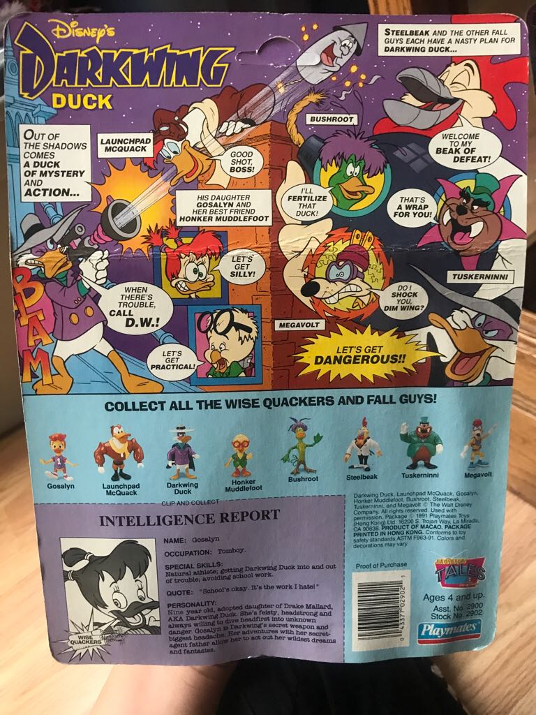 Darkwing Duck Disney Gosalyn - Playmates (Darkwing Duck) action figure collectible [Barcode 043377029021] - Main Image 2