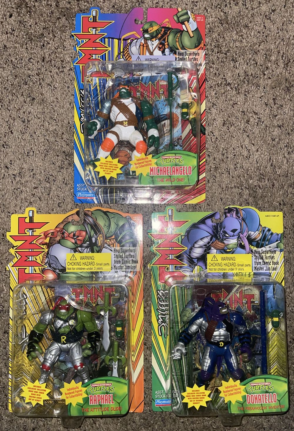 Savage Dragon x TMNT (Jim Lee) Michaelangelo - Neca Reel Toys (Jim Lee’s Teenage Mutant Ninja Turtles) action figure collectible [Barcode 043377030447] - Main Image 3