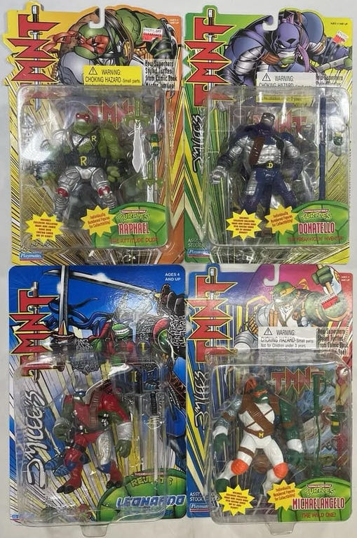 Savage Dragon x TMNT (Jim Lee) Michaelangelo - Neca Reel Toys (Jim Lee’s Teenage Mutant Ninja Turtles) action figure collectible [Barcode 043377030447] - Main Image 4