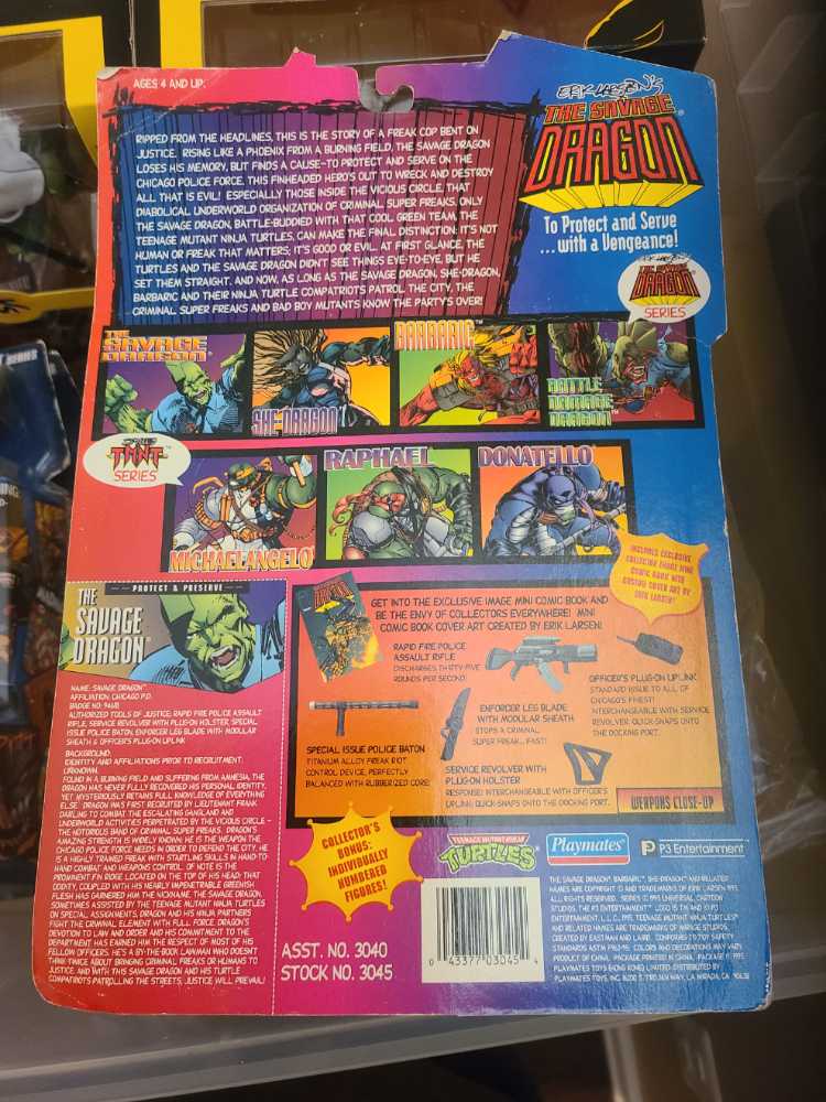 Savage Dragon - Playmates (Savage Dragon) action figure collectible [Barcode 043377030454] - Main Image 2