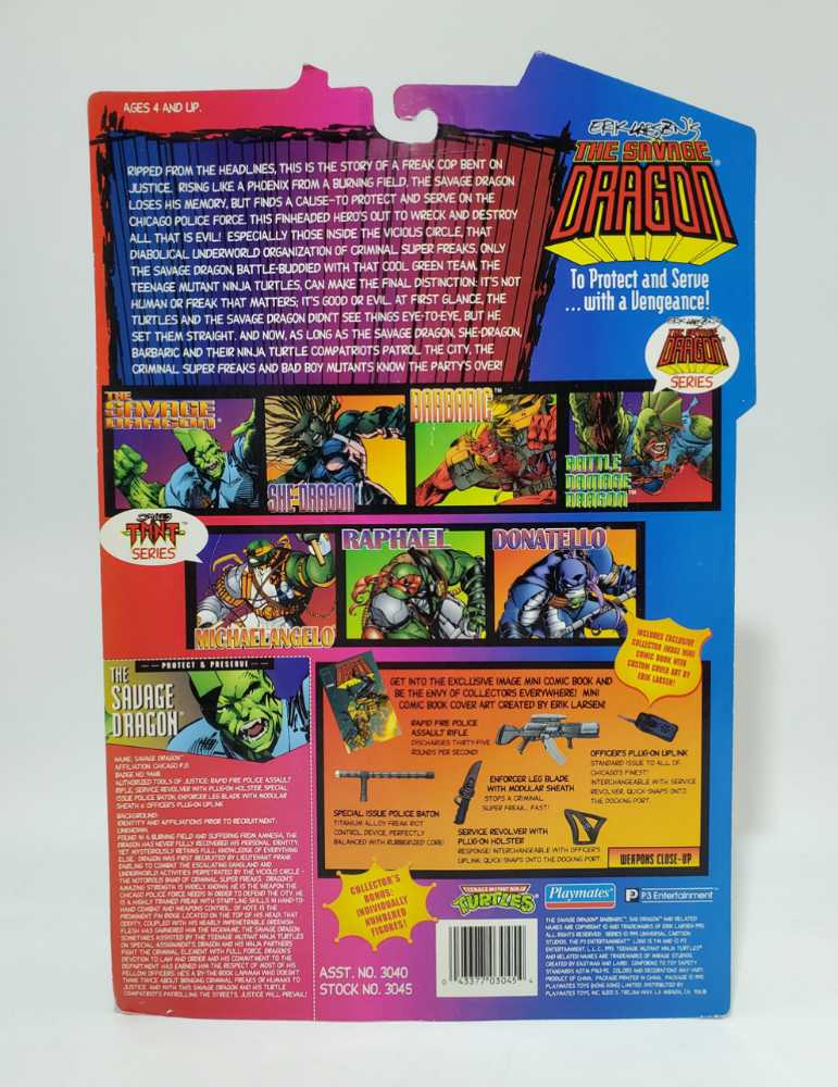 Playmates Toys The Savage Dragon Barbaric  action figure collectible [Barcode 043377030485] - Main Image 2