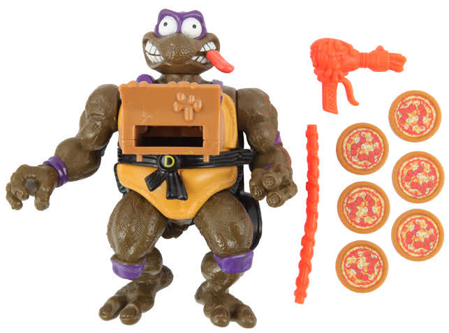 Pizza Tossin’ Don - Playmates (Teenage Mutant Ninja Turtles (1994)) action figure collectible [Barcode 043377030737] - Main Image 3