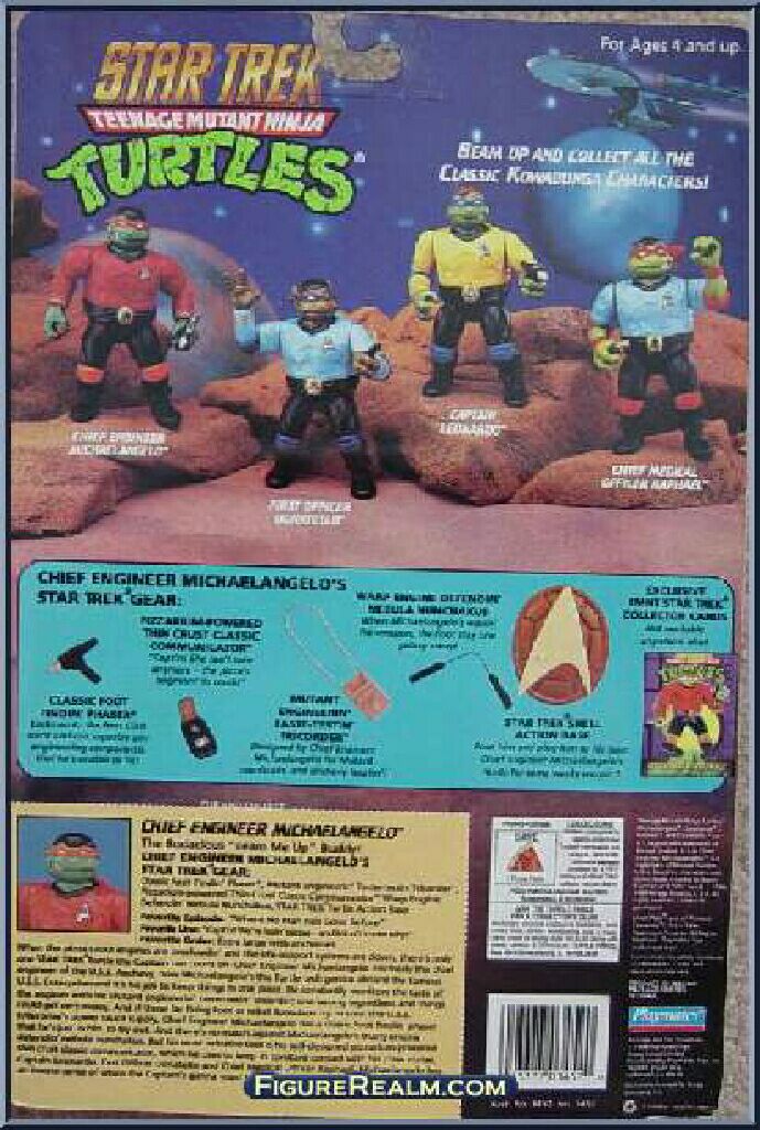 First Officer Donatello - Playmates Toys (TMNT) action figure collectible [Barcode 043377034544] - Main Image 2