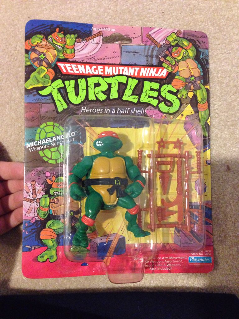 Michaelangelo - Playmates (Teenage Mutant Ninja Turtles (1988)) action figure collectible [Barcode 043377050049] - Main Image 1