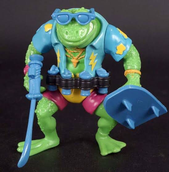 Genghis Frog - Playmates Toys (Teenage Mutant Ninja Turtles (1988)) action figure collectible [Barcode 043377050513] - Main Image 3