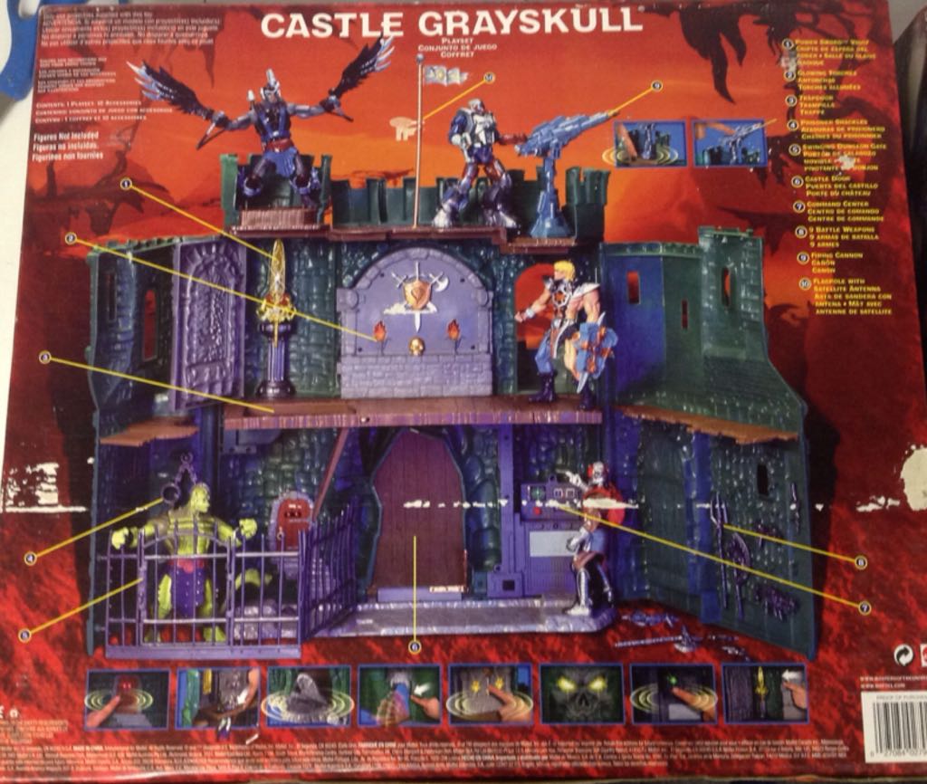 200x Castle Grayskull  action figure collectible [Barcode 027084027921] - Main Image 2