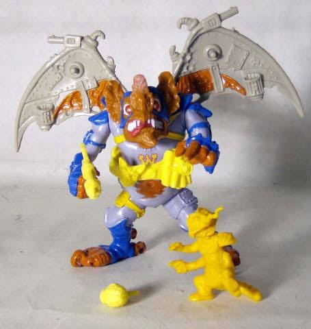 Wingnut & Screwloose (28 Back) - Playmates Toys (Teenage Mutant Ninja Turtles (1988)) action figure collectible [Barcode 043377051039] - Main Image 3