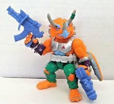 TMNT - Triceraton (loose) - Playmates Toys (Teenage Mutant Ninja Turtles) action figure collectible [Barcode 043377051046] - Main Image 3