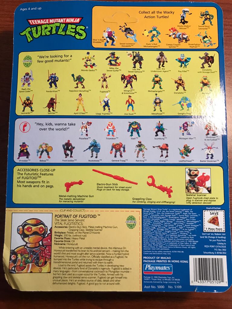 TMNT Foot Soldier - Playmates Toys (Teenage Mutant Ninja Turtles) action figure collectible [Barcode 043377051091] - Main Image 2