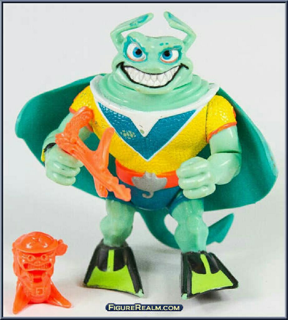 Ray Fillet (Purple Chest, Red V) - Playmates Toys (Teenage Mutant Ninja Turtles (1990)) action figure collectible [Barcode 043377051107] - Main Image 2