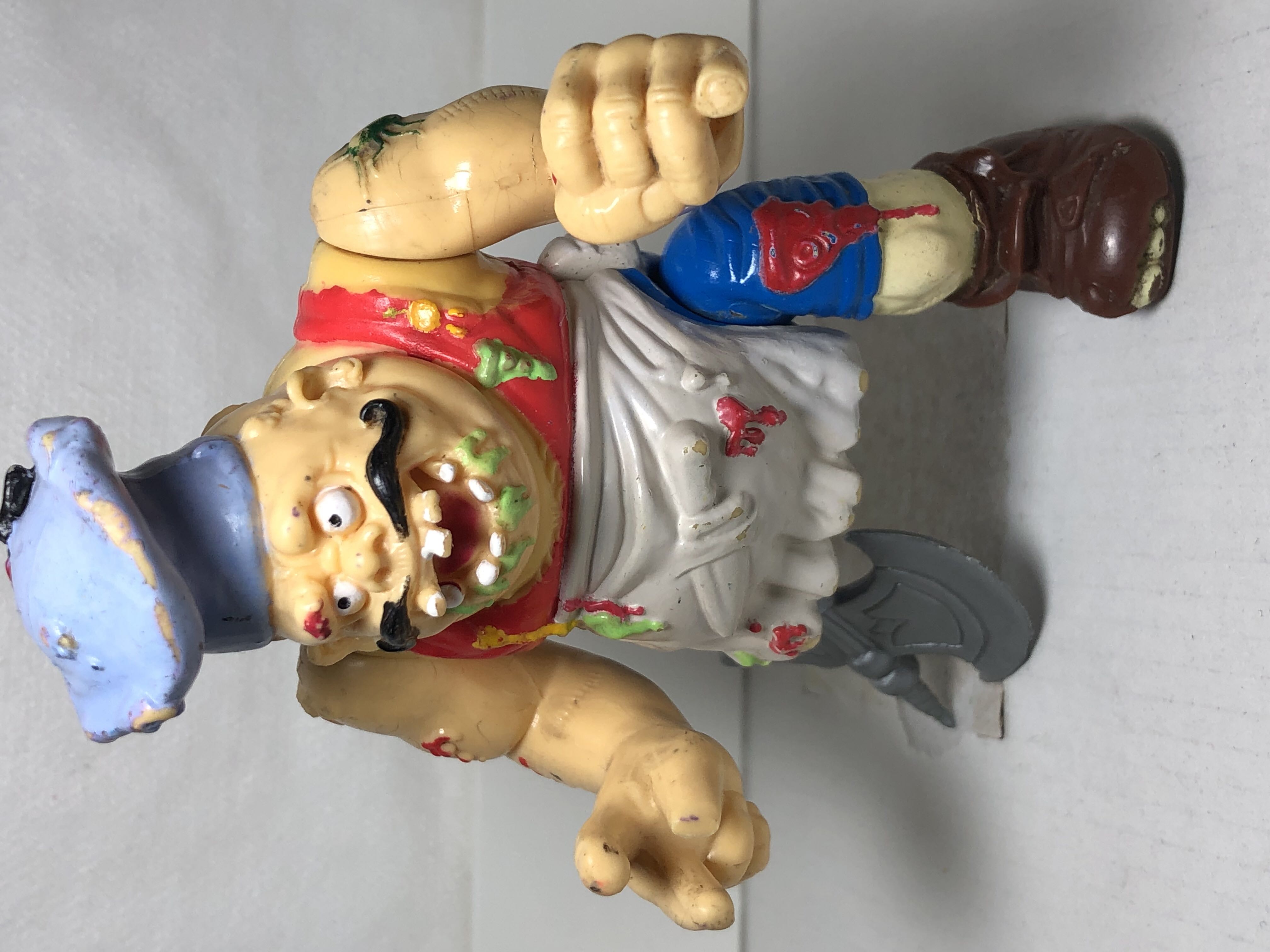 Pizzaface (Green Knife) - Playmates Toys (Teenage Mutant Ninja Turtles (1990)) action figure collectible [Barcode 043377051114] - Main Image 4