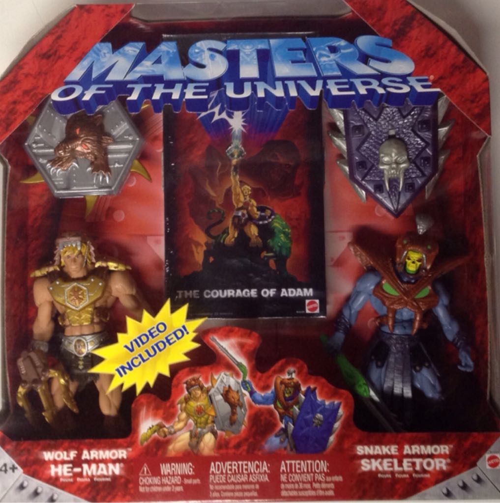 Wolf Armor He-Man & Snake Armor Skeletor - Mattel (Masters Of The Universe 200x) action figure collectible [Barcode 027084028027] - Main Image 1