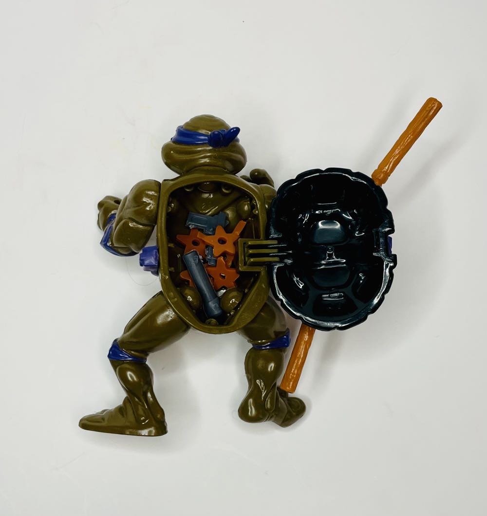 Donatello With Storage Shell - Playmates (Teenage Mutant Ninja Turtles (1990)) action figure collectible [Barcode 043377051220] - Main Image 4