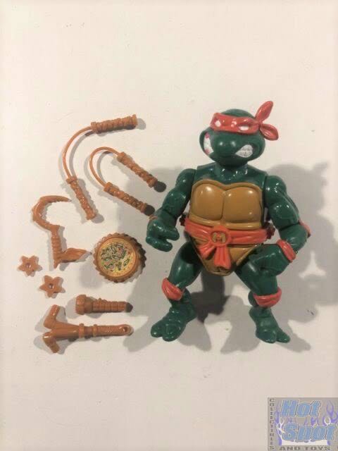 Michelangelo with Storage Shell (45 Back) - Playmates Toys (Teenage Mutant Ninja Turtles) action figure collectible [Barcode 043377051251] - Main Image 3