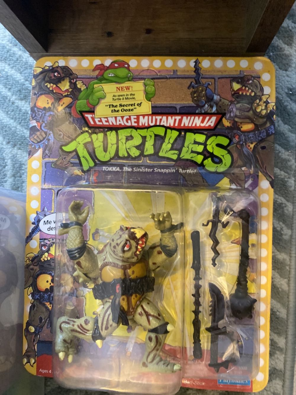 Tokka (68 Back) - Playmates Toys (Teenage Mutant Ninja Turtles (1988)) action figure collectible [Barcode 043377051305] - Main Image 3