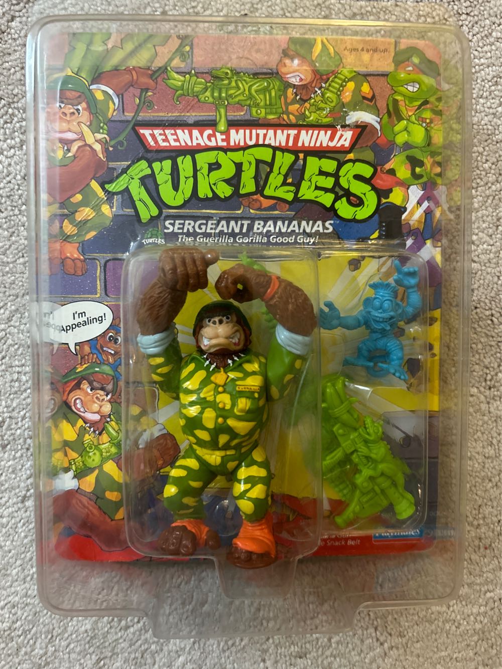 Sergeant Bananas (68 Back) - Playmates Toys (Teenage Mutant Ninja Turtles) action figure collectible [Barcode 043377051411] - Main Image 3