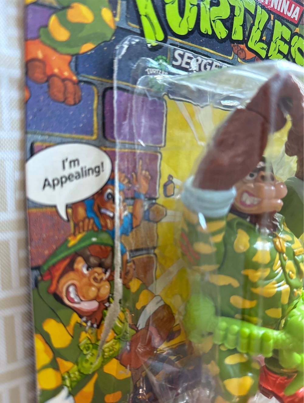 Sergeant Bananas (68 Back) - Playmates Toys (Teenage Mutant Ninja Turtles) action figure collectible [Barcode 043377051411] - Main Image 4