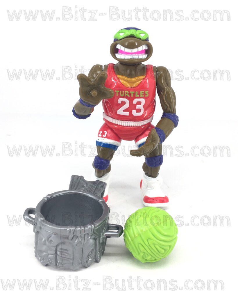 Slam Dunkin’ Don - Playmates Toys (Teenage Mutant Ninja Turtles (1991)) action figure collectible [Barcode 043377051459] - Main Image 3