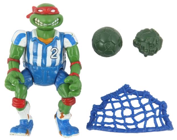 Shell Kickin’ Raph - Playmates Toys (Teenage Mutant Ninja Turtles (1991)) action figure collectible [Barcode 043377051480] - Main Image 3