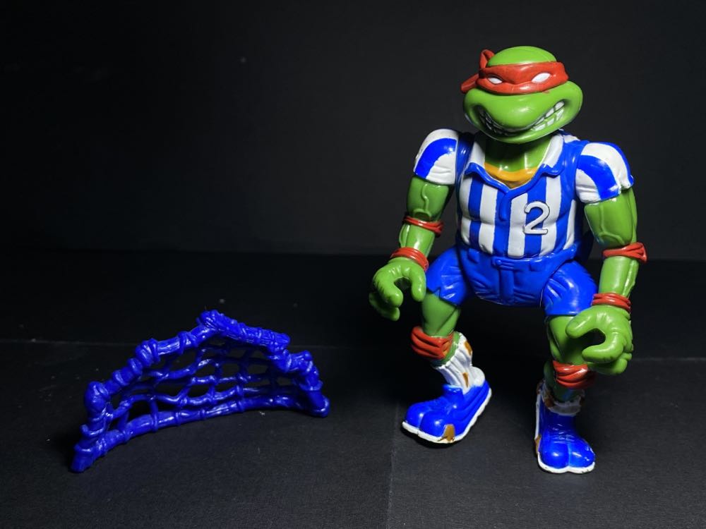 Shell Kickin’ Raph - Playmates Toys (Teenage Mutant Ninja Turtles (1991)) action figure collectible [Barcode 043377051480] - Main Image 4