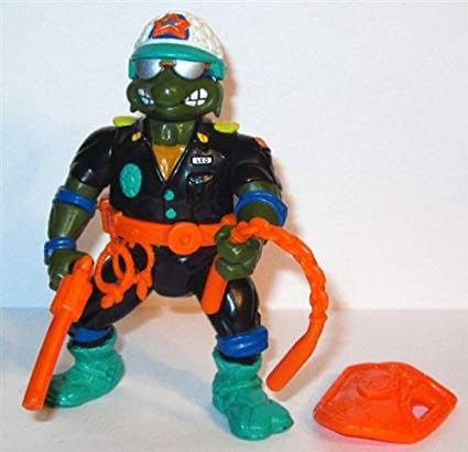 Make My Day Leo - Playmates Toys (Teenage Mutant Ninja Turtles (1991)) action figure collectible [Barcode 043377051534] - Main Image 3