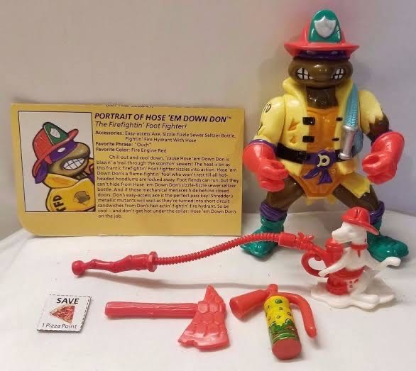 TMNT - Hose ‘Em Down Don - Playmates (Teenage Mutant Ninja Turtles) action figure collectible [Barcode 043377051541] - Main Image 3