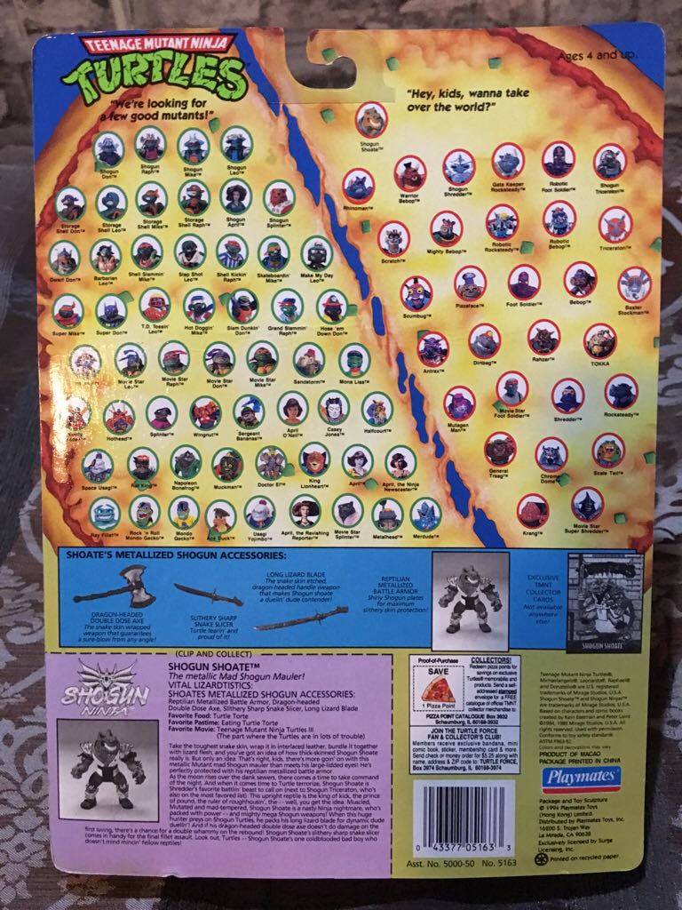 Shogun Shoate - Playmates Toys (Teenage Mutant Ninja Turtles Shogun) action figure collectible [Barcode 043377051633] - Main Image 2