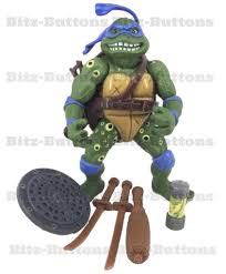 TMNT - Movie Star Turtles (loose/play) - Playmates Toys (Teenage Mutant Ninja Turtles) action figure collectible [Barcode 043377052012] - Main Image 3