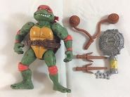 TMNT - Movie Star Raph (loose) - Playmates Toys (Teenage Mutant Ninja Turtles) action figure collectible [Barcode 043377052036] - Main Image 3