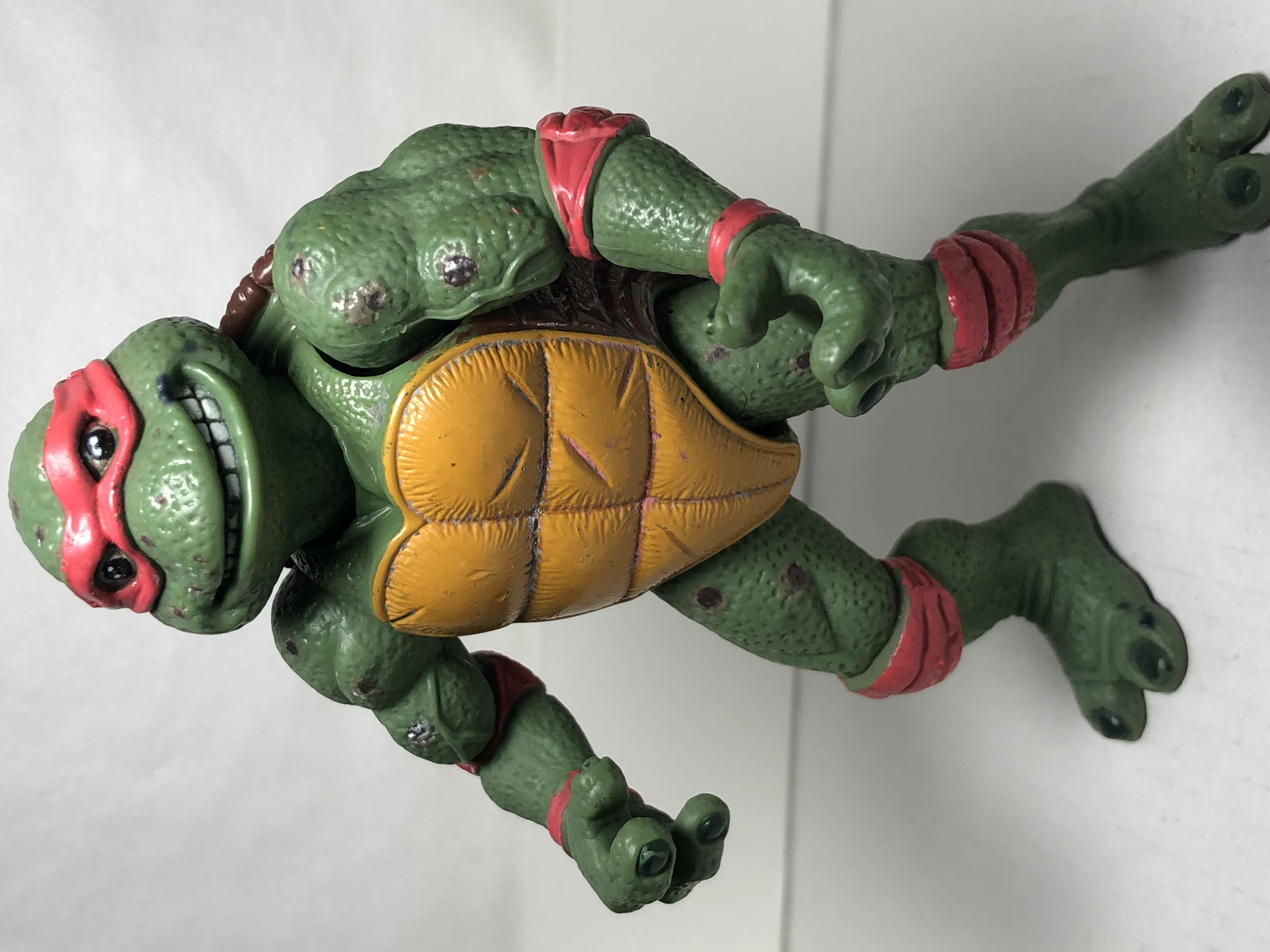 TMNT - Movie Star Raph (loose) - Playmates Toys (Teenage Mutant Ninja Turtles) action figure collectible [Barcode 043377052036] - Main Image 4