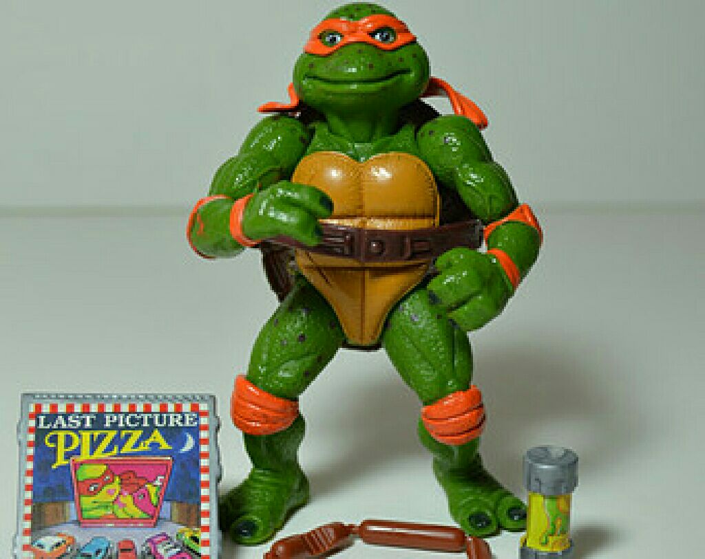 TMNT - Movie Star Leo (loose) - Playmates Toys (Teenage Mutant Ninja Turtles) action figure collectible [Barcode 043377052043] - Main Image 2