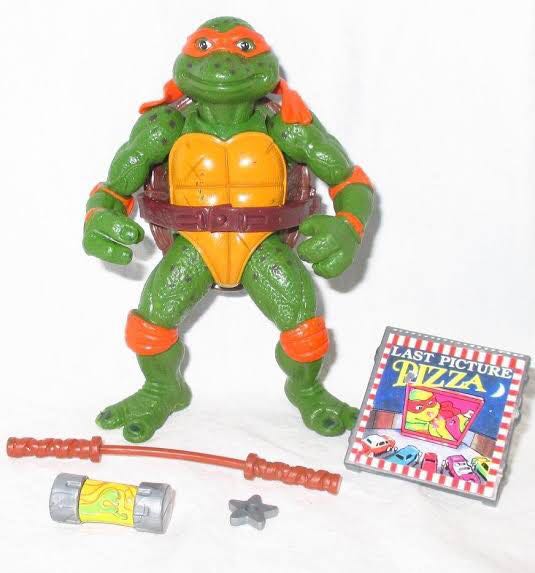 TMNT - Movie Star Leo (loose) - Playmates Toys (Teenage Mutant Ninja Turtles) action figure collectible [Barcode 043377052043] - Main Image 3