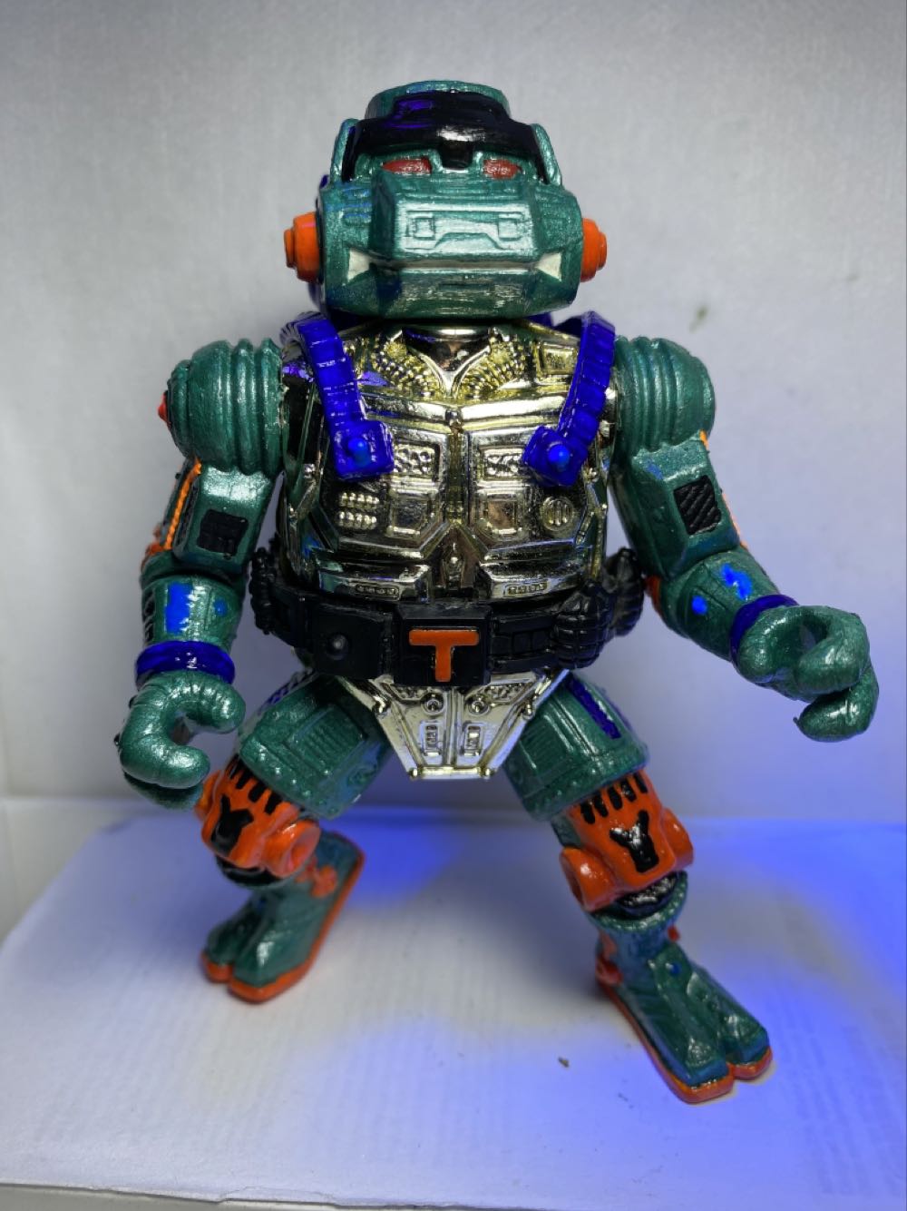 TMNT Warrior Metalhead Michaelangelo - Playmates Toys (Teenage Mutant Ninja Turtles) action figure collectible [Barcode 043377052067] - Main Image 4