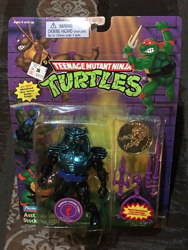 Warrior Chrome Dome - Playmates Toys (Teenage Mutant Ninja Turtles) action figure collectible [Barcode 043377052074] - Main Image 1