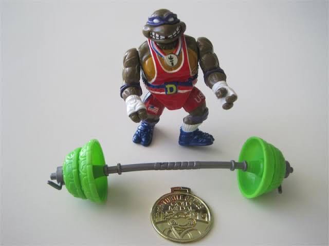 TMNT - Powerliftin’ Don - Playmates Toys (Teenage Mutant Ninja Turtles) action figure collectible [Barcode 043377052128] - Main Image 3