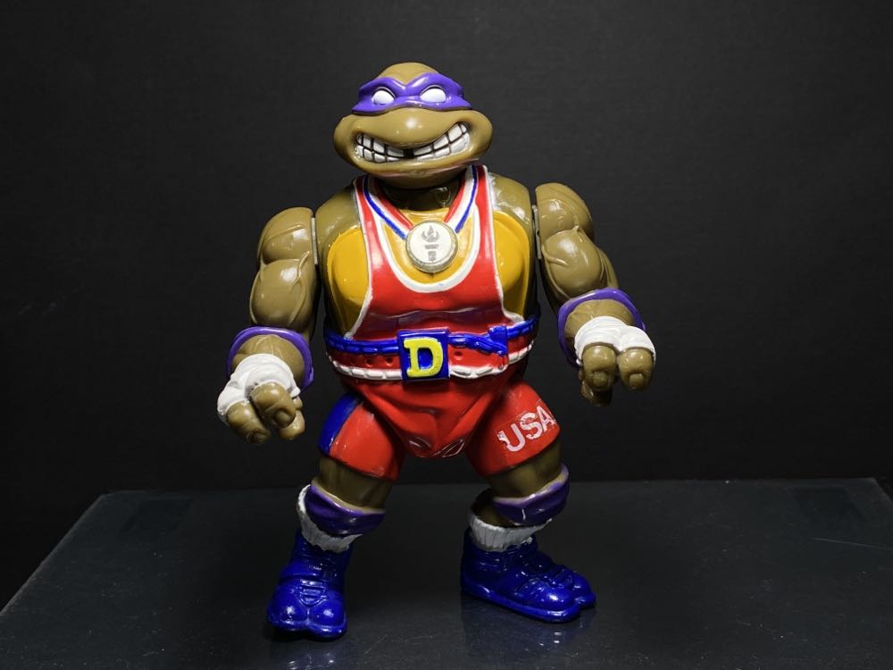 TMNT - Powerliftin’ Don - Playmates Toys (Teenage Mutant Ninja Turtles) action figure collectible [Barcode 043377052128] - Main Image 4