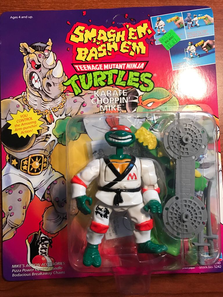 Karate Choppin’ Mike - Playmates Toys (Teenage Mutant Ninja Turtles) action figure collectible [Barcode 043377052425] - Main Image 1