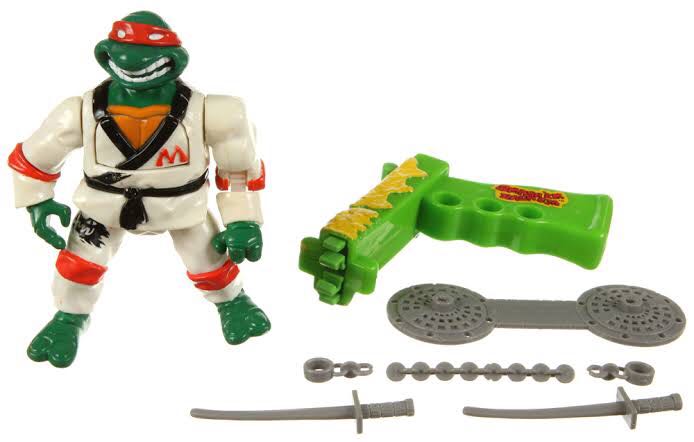 Karate Choppin’ Mike - Playmates Toys (Teenage Mutant Ninja Turtles) action figure collectible [Barcode 043377052425] - Main Image 3