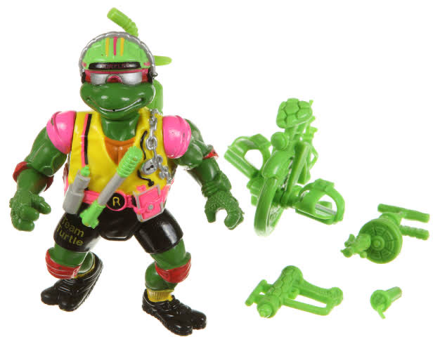 TMNT - Sewer-Cyclin’ Raph - Playmates Toys (Teenage Mutant Ninja Turtles) action figure collectible [Barcode 043377052531] - Main Image 3