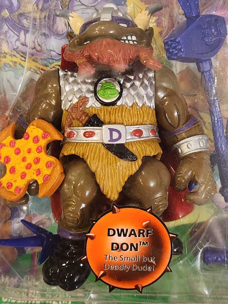 Dwarf Don (Violet Accessories) - Playmates Toys (Teenage Mutant Ninja Turtles: Warriors of the Forgotten Sewer) action figure collectible [Barcode 043377052654] - Main Image 3
