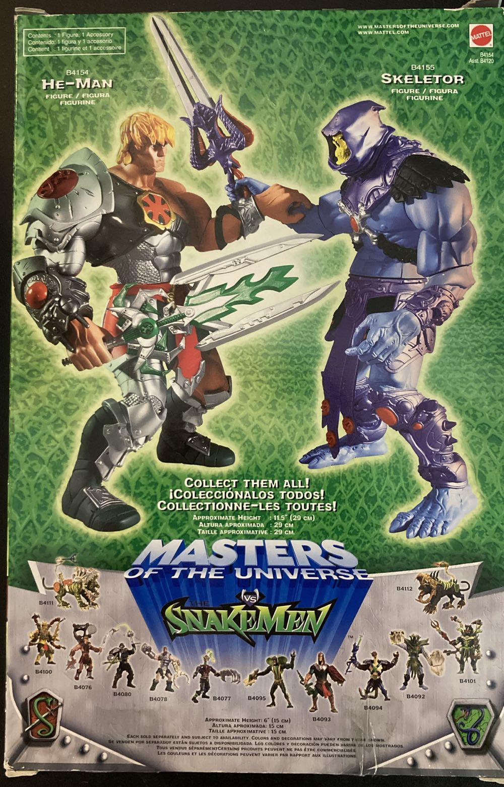 He-Man Snakemen Statue - Mattel (Masters Of The Universe 200X) action figure collectible [Barcode 027084032994] - Main Image 2