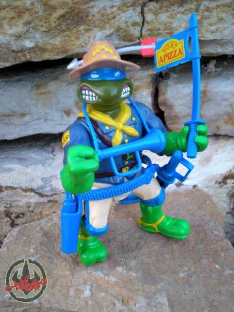 Military 2 Kookie Kavalry Leo 1992 - Playmates Toys (Teenage Mutant Ninja Turtles) action figure collectible [Barcode 043377052715] - Main Image 3