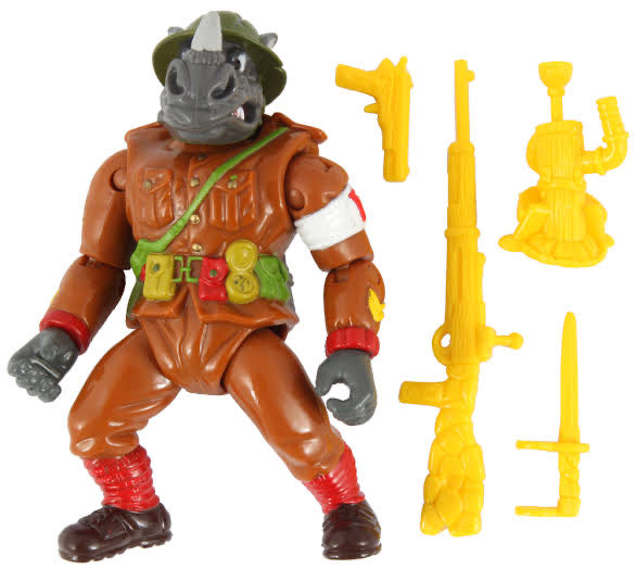 Dimwit Doughboy Rocksteady - Playmates (Teenage Mutant Ninja Turtles (1992)) action figure collectible [Barcode 043377052760] - Main Image 3