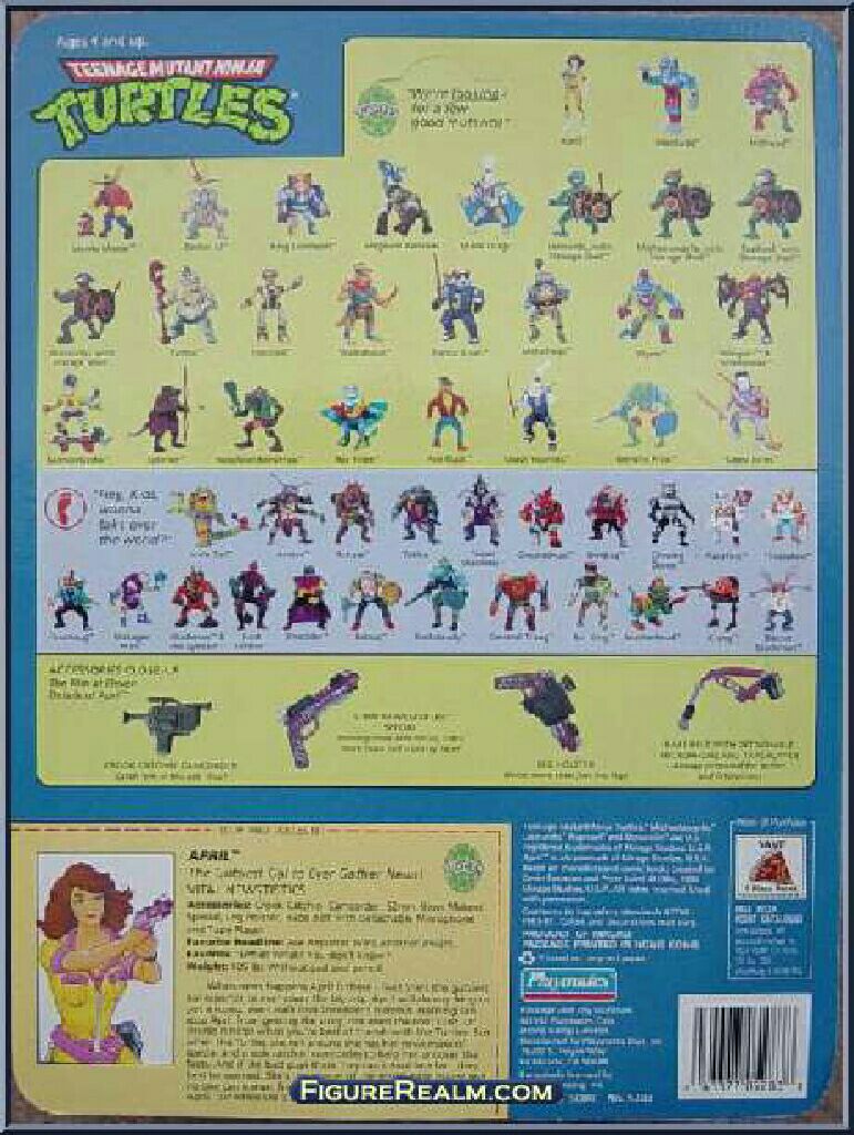 April - Playmates Toys (Teenage Mutant Ninja Turtles (1992)) action figure collectible [Barcode 043377052838] - Main Image 2