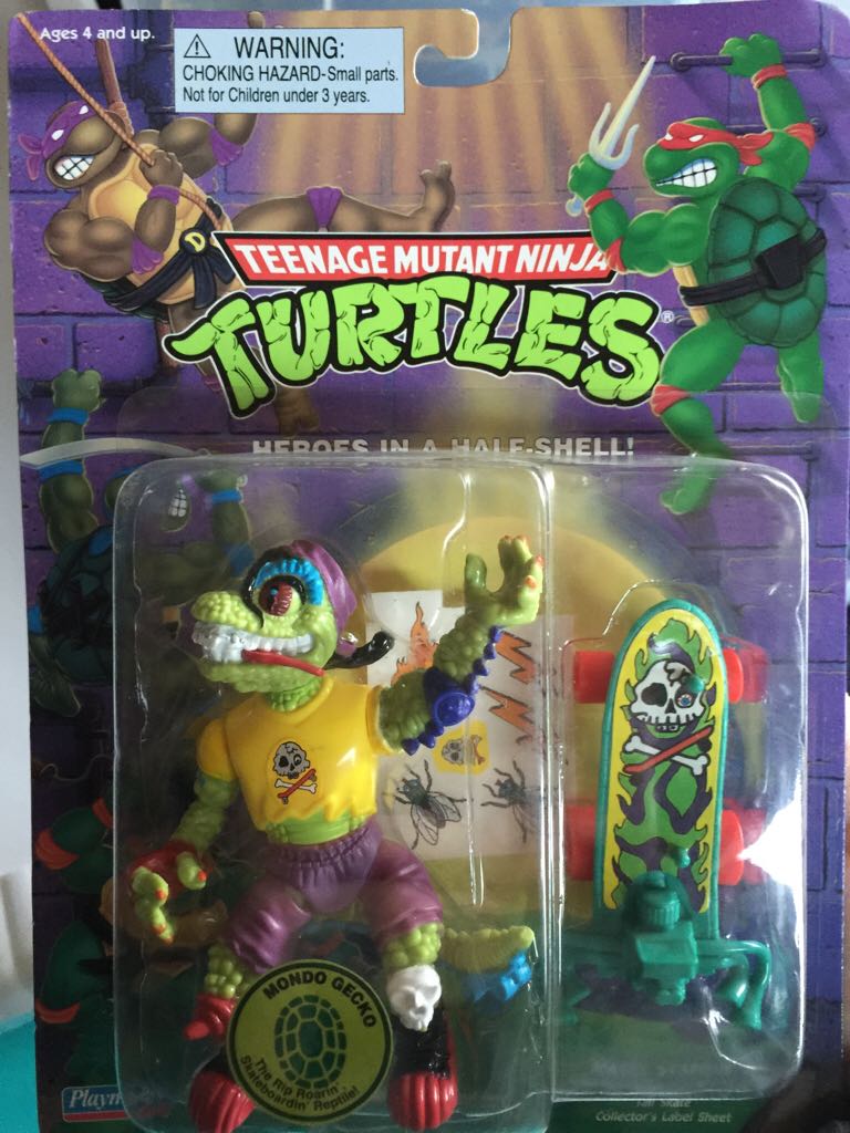Mondo Gecko (Reissue) - Playmates (Teenage Mutant Ninja Turtles) action figure collectible [Barcode 043377053828] - Main Image 1