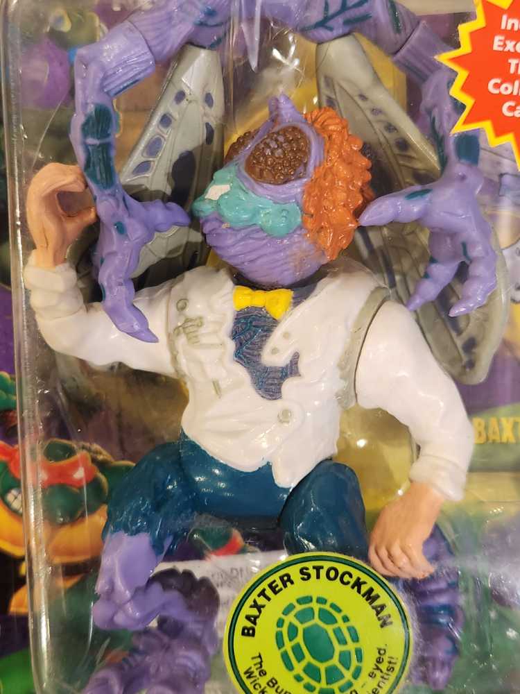 Baxter Stockman (The Bunglin Bug-Eyed Wickedly Winged Scientist) (Reissue) - Playmates (Teenage Mutant Ninja Turtles) action figure collectible [Barcode 043377053941] - Main Image 3